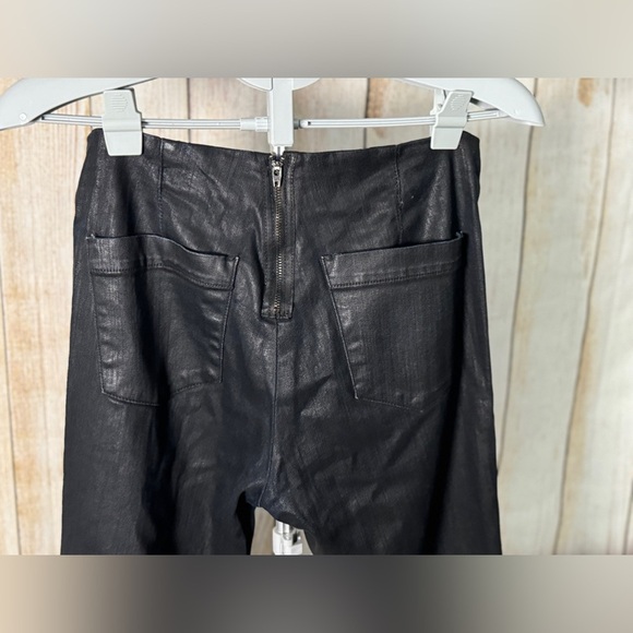 GAP 1969 Coated Always Skinny Skimmer Jeans, Back Zip, Sz 28 Inseam 29” - Picture 8 of 9